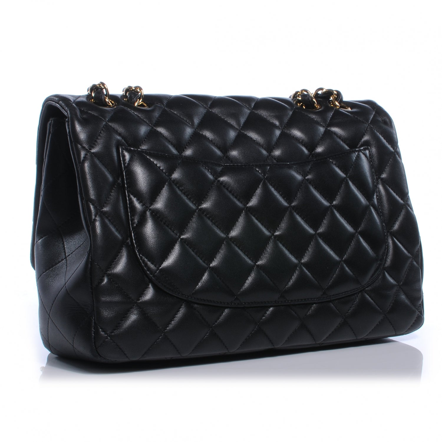 Chanel Lambskin Jumbo Single Flap Black 3 of 7