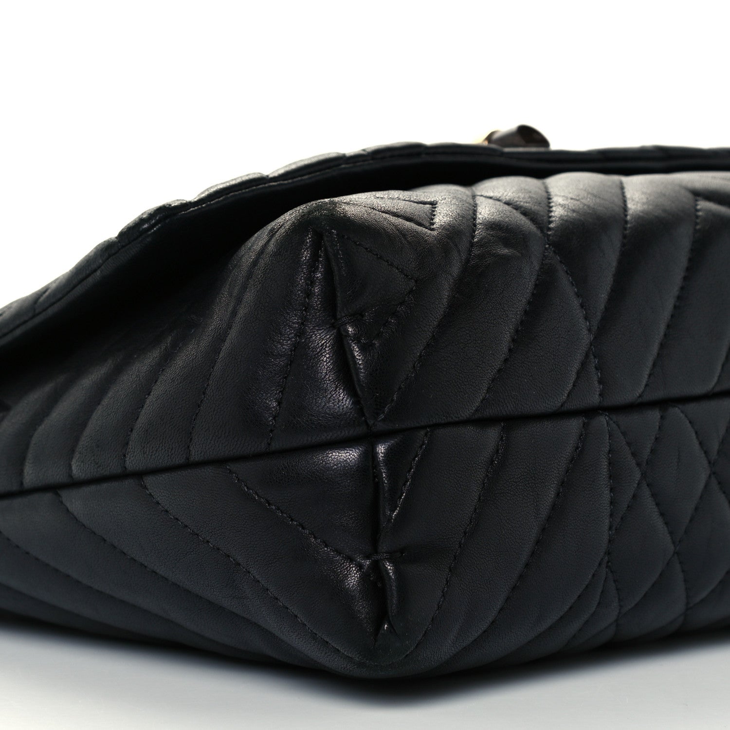Lanvin Calfskin Quilted Medium Happy Shoulder Bag Black 8 of 9