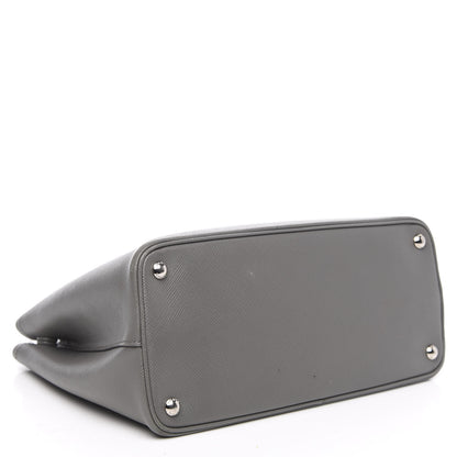 Prada Saffiano Cuir Medium Double Bag Marmo 4 of 16