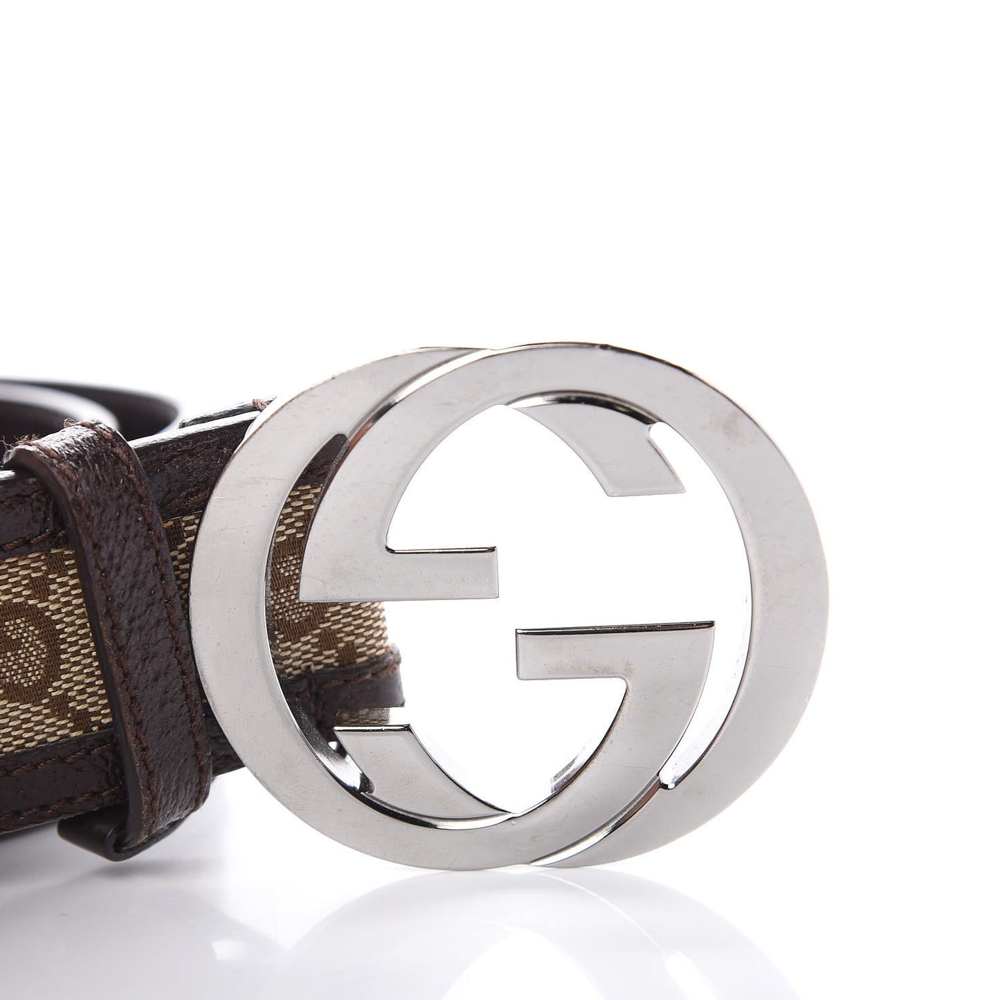 Monogram Interlocking G 40mm Belt 90 36 Dark Brown