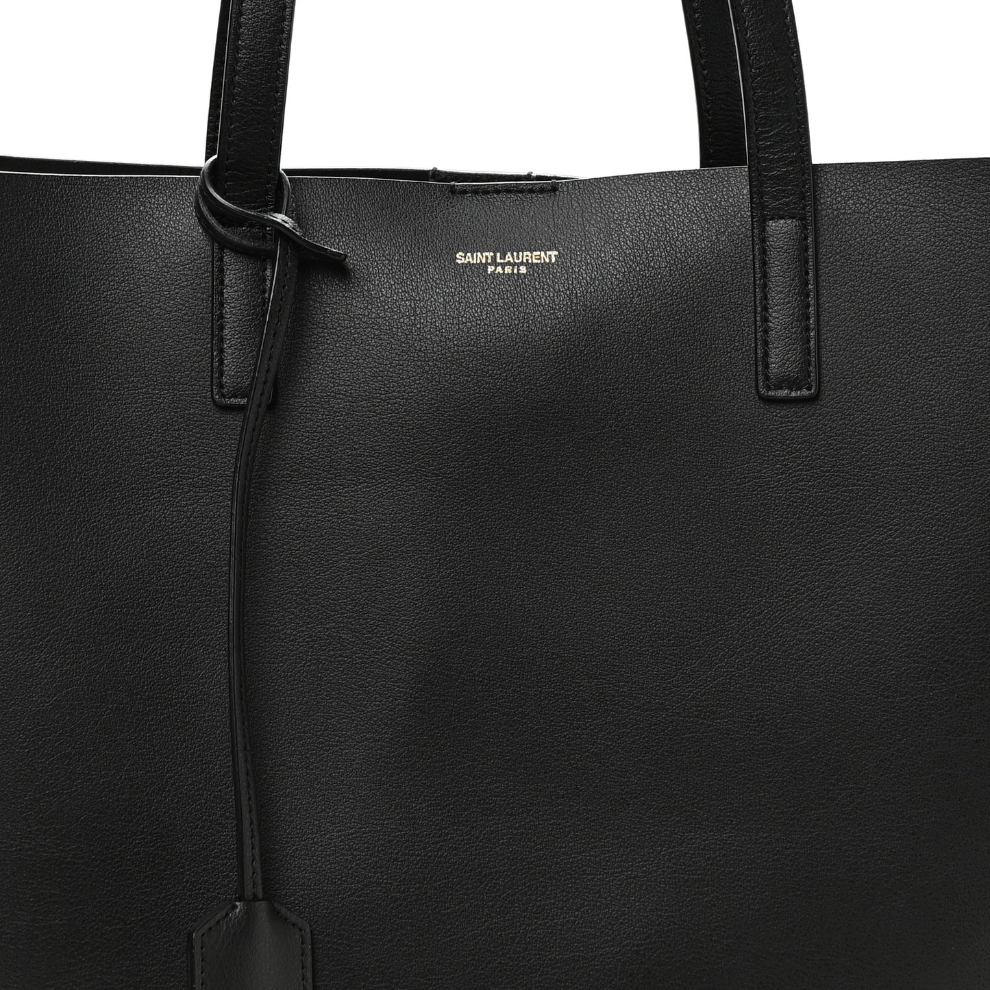 Calfskin Large Shopping Tote Black