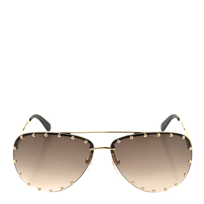 Louis Vuitton The Party Aviator Gradient Sunglasses Z0914U Brown 2 of 8