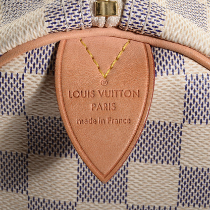 Louis Vuitton Damier Azur Speedy 30 7 of 7