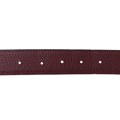 Hermes Box 135 Togo 32mm H Belt 85 34 Black Rouge H 3 of 7