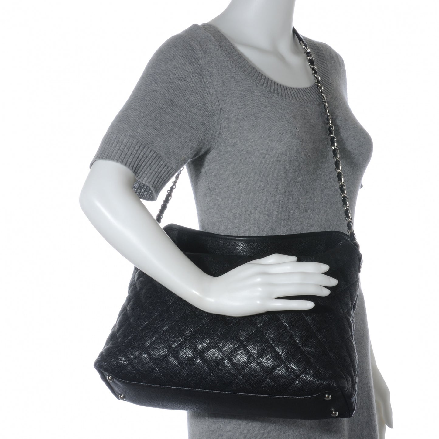 Caviar French Riviera Hobo Black