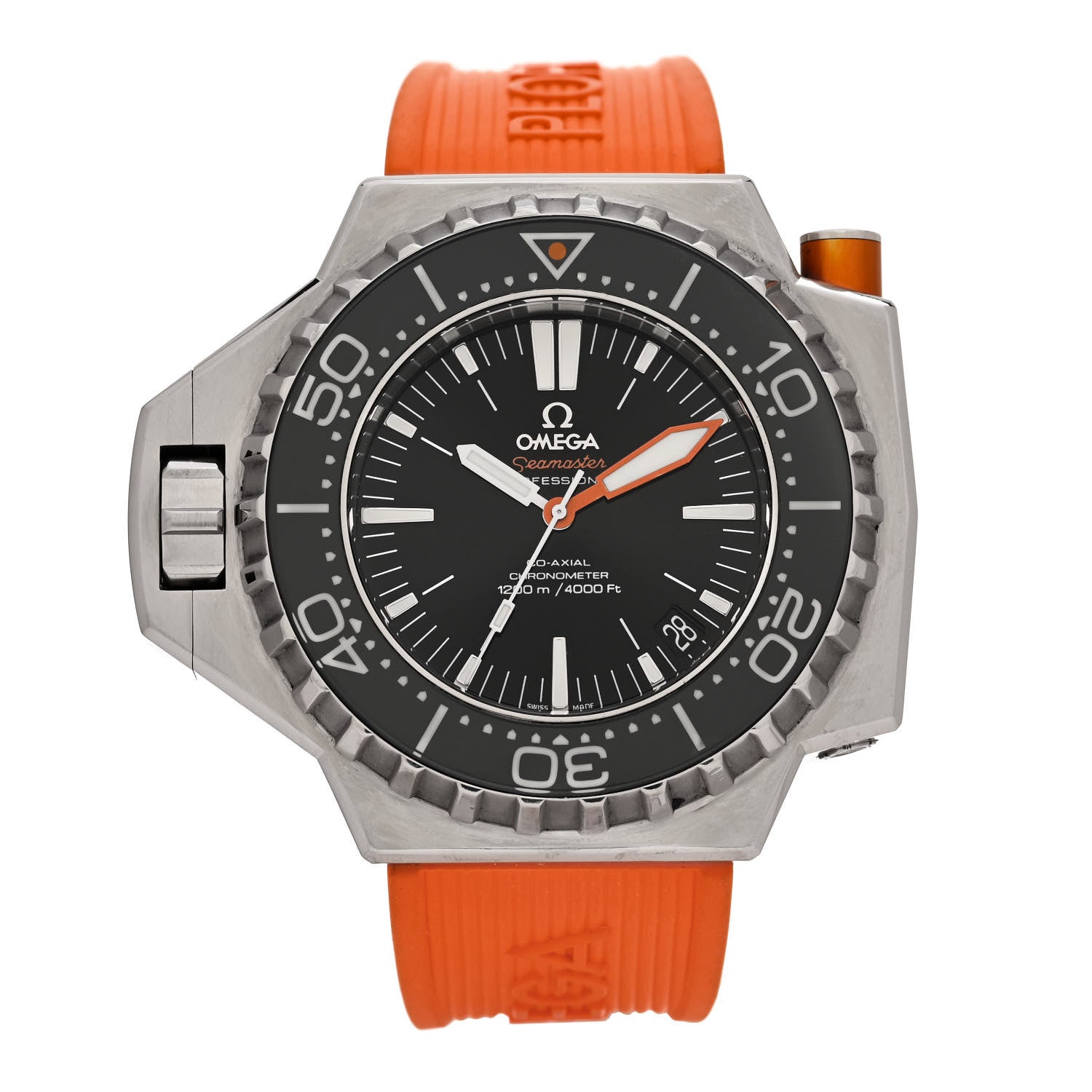 Omega Stainless Steel Rubber 48mm Seamaster PloProf Automatic Watch 224.30.55.21.01.001 1 of 4