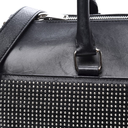 Saint Laurent Calfskin Studded Classic Duffle 6 Black 14 of 15