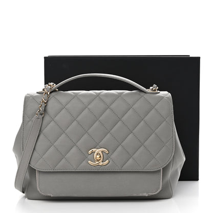 Chanel Caviar Quilted Large Business Affinity Flap Grey 16 of 16