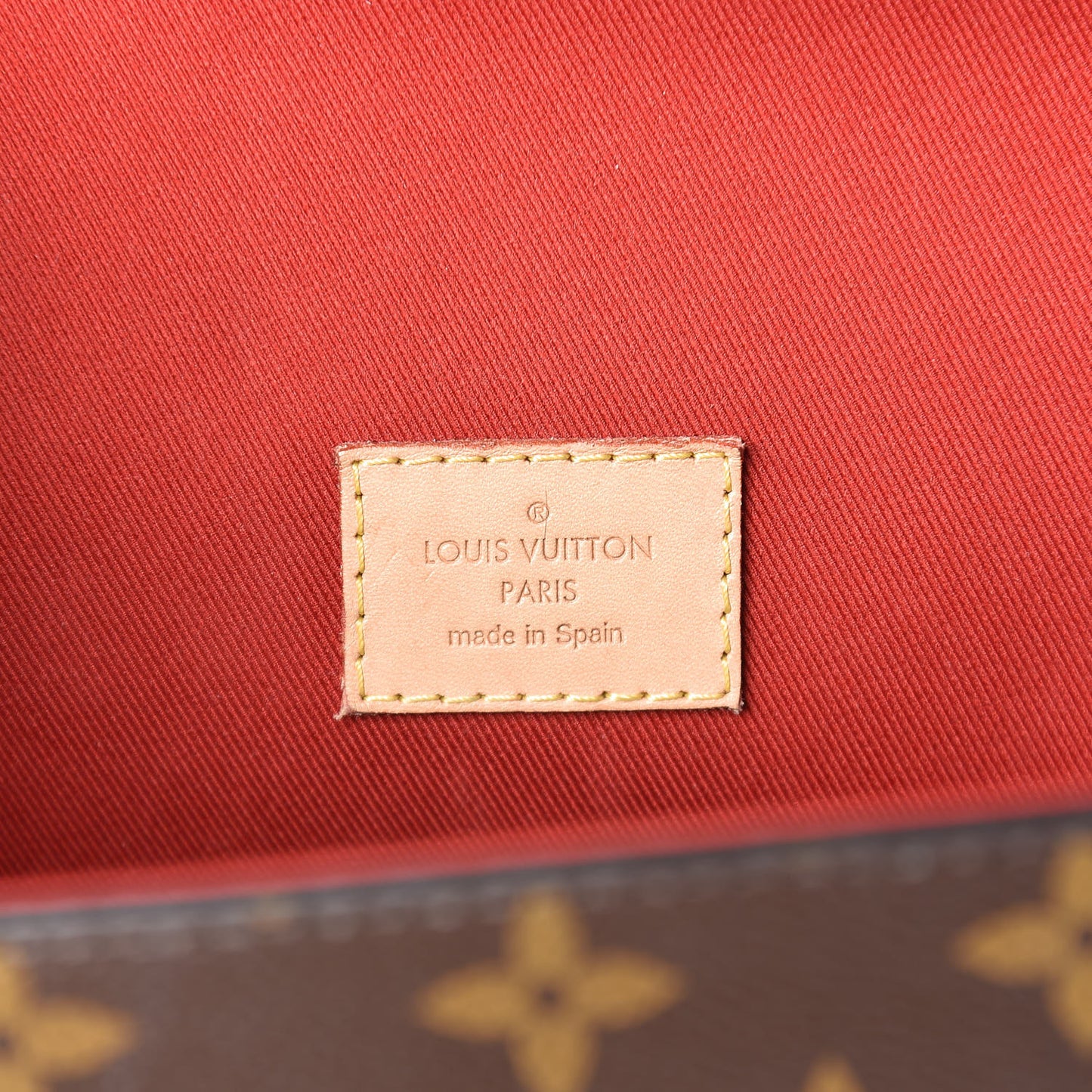 Monogram Cluny BB Rose Coquelicot