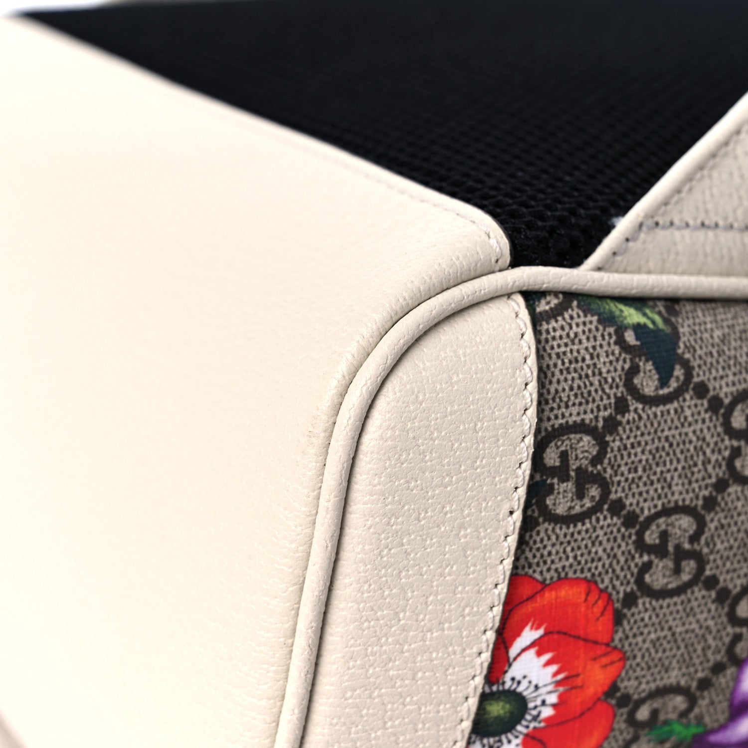 Gucci GG Supreme Monogram Flora Web Small Ophidia Day Backpack White 11 of 13