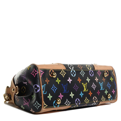 Louis Vuitton Monogram Multicolor Beverly MM Black 4 of 7