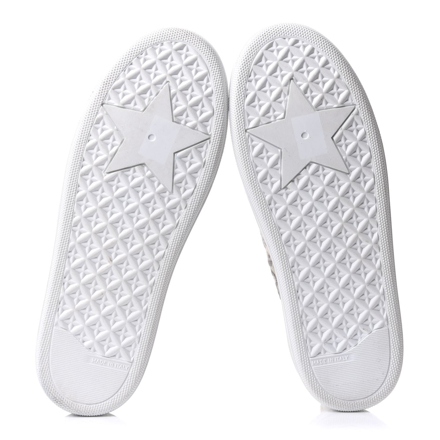Christian Dior Canvas Oblique Embroidered Womens Solar Slip On Sneakers 39 Grey Stone 5 of 10