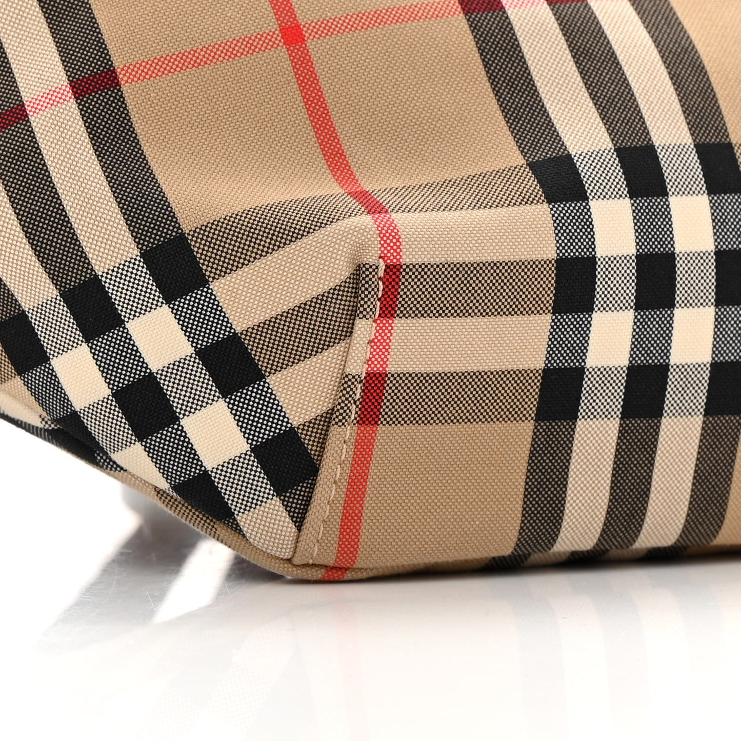 Nylon Vintage Check Medium Sonny Bum Bag Archive Beige Black