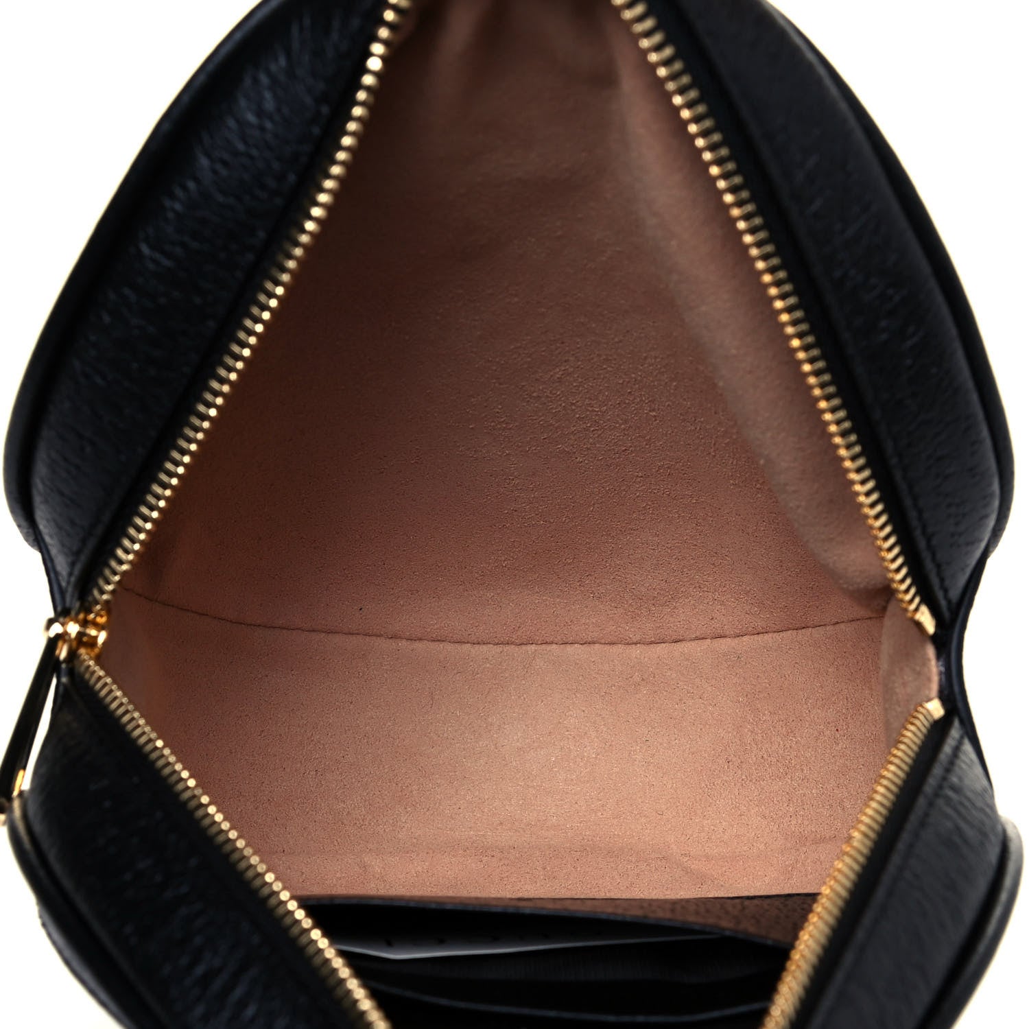 Gucci Grained Calfskin Web Mini Ophidia Round Backpack Black 4 of 8