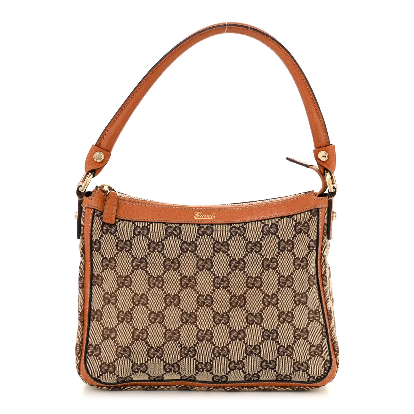 Monogram Abbey Shoulder Bag Brown