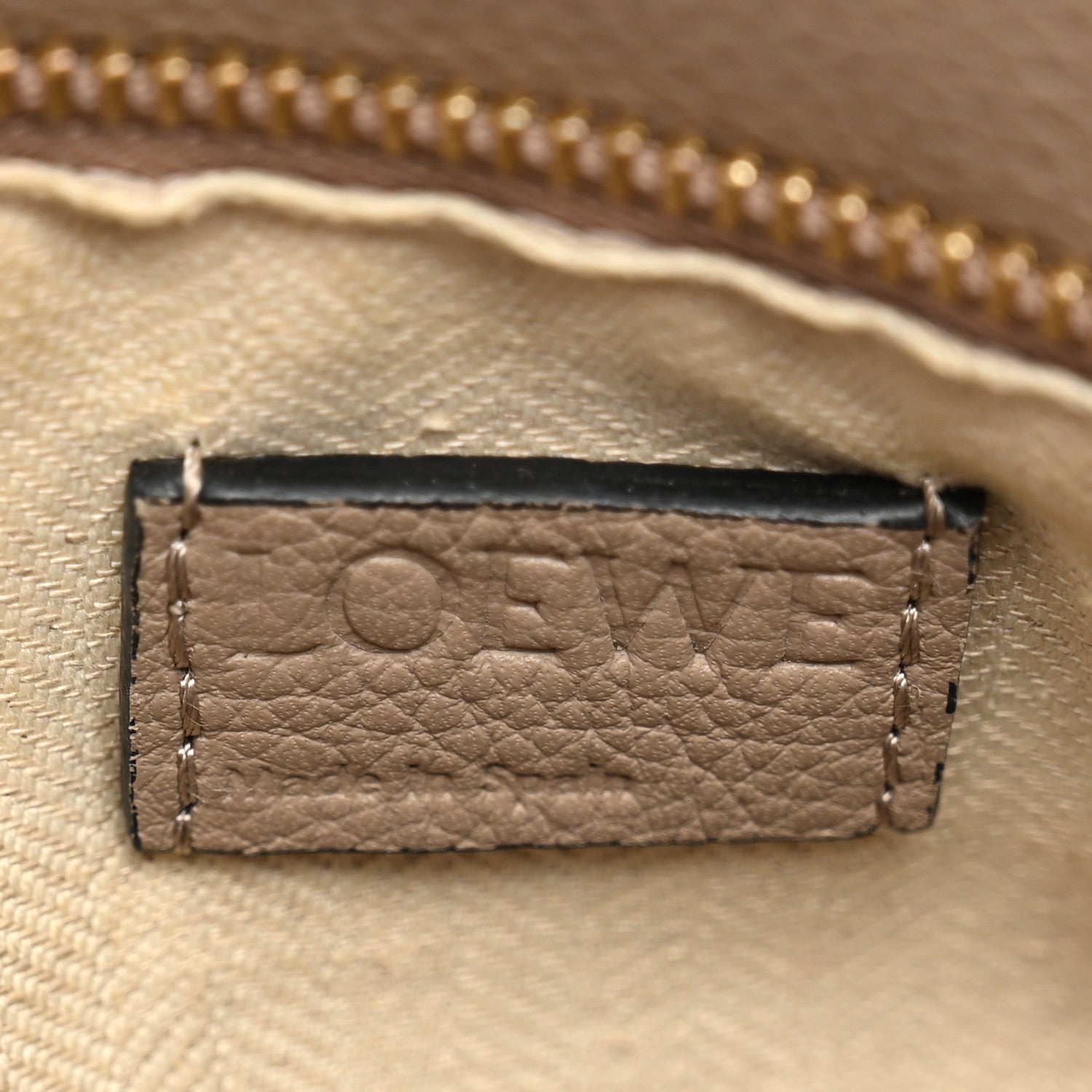 Loewe Grained Calfskin Small Puzzle Bag Sand 5 of 10
