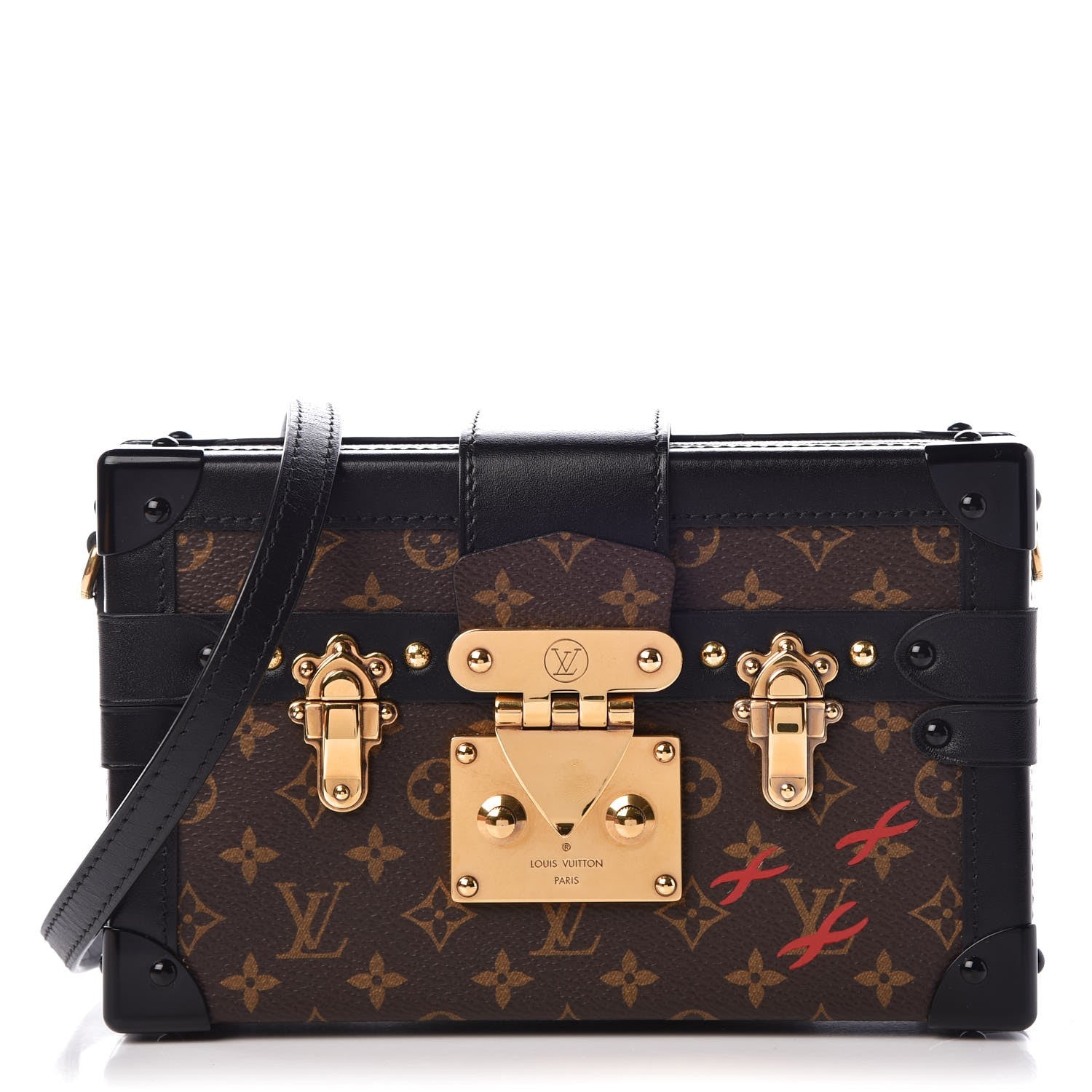 Louis Vuitton Monogram Petite Malle Black 1 of 9