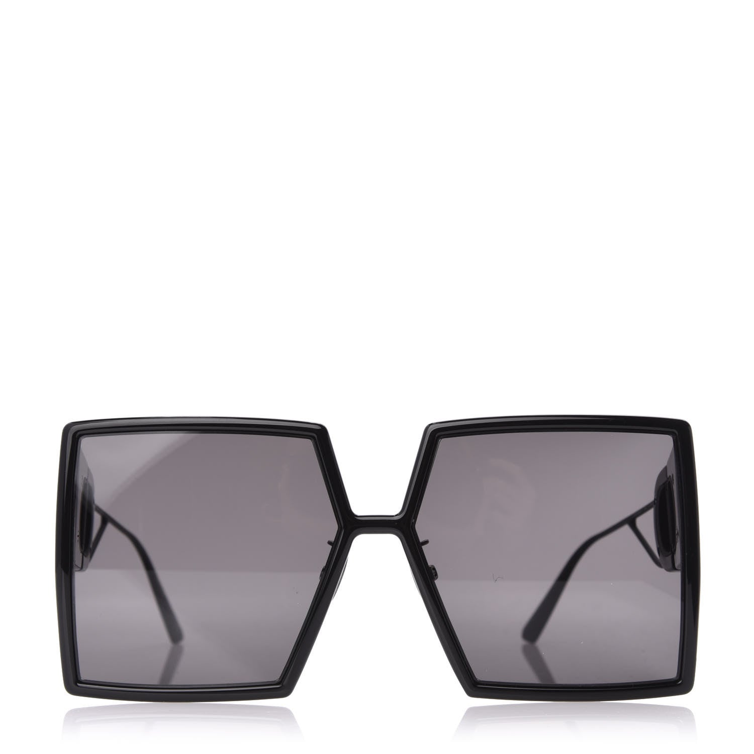 Christian Dior Rectangular 30 Montaigne 1 Sunglasses Black 2 of 7