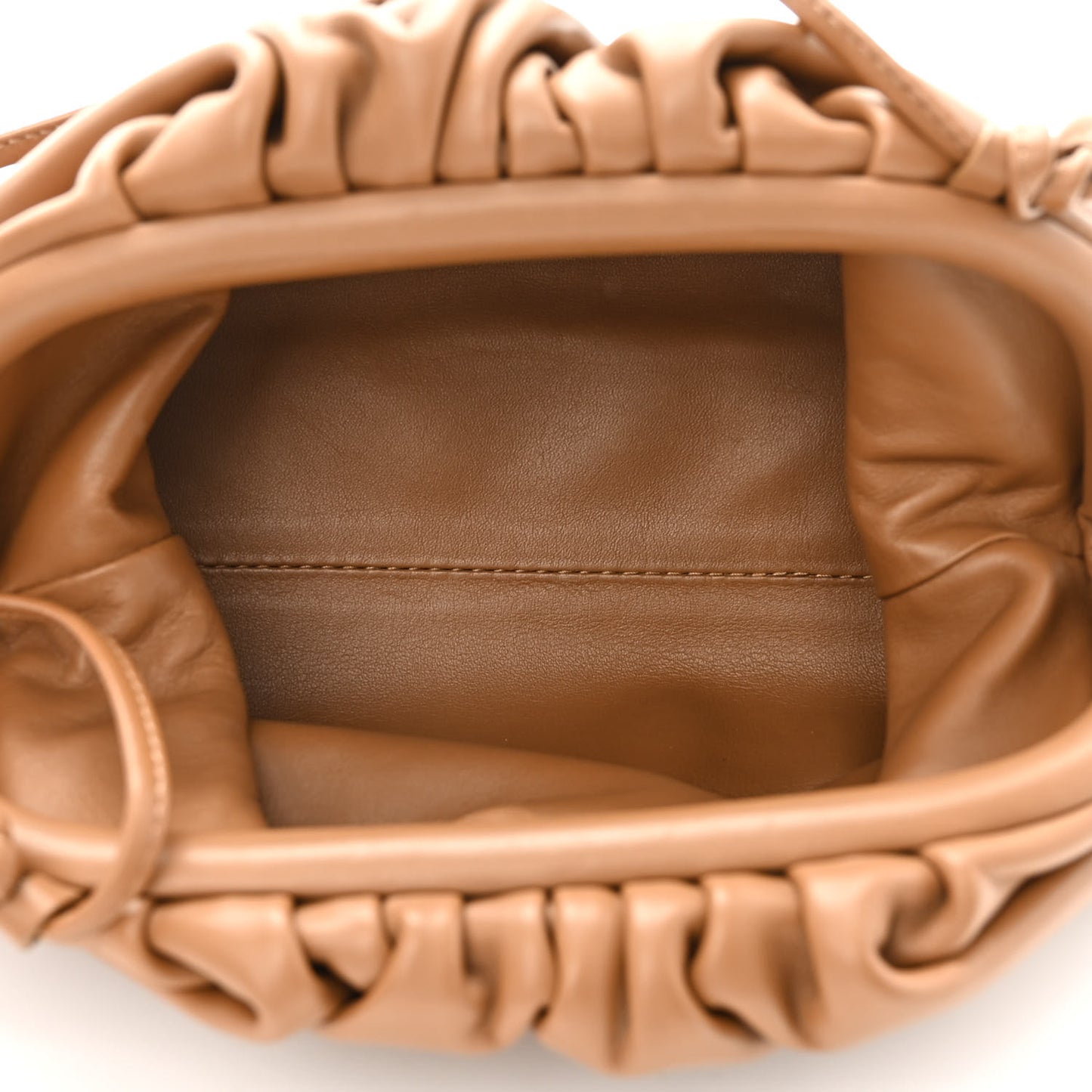 Butter Calfskin The Mini Pouch Camel