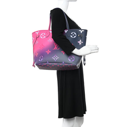 Louis Vuitton Monogram Giant Spring In The City Neverfull MM Midnight Fuchsia 2 of 8