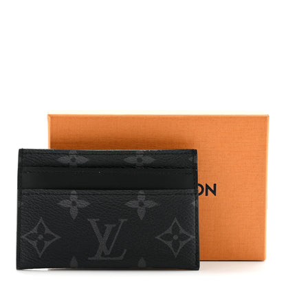 Louis Vuitton Monogram Eclipse Porte-Cartes Double Card Holder 9 of 9