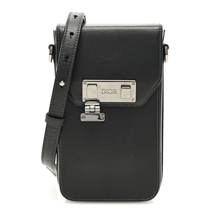 Christian Dior Smooth Calfskin Vertical Pouch Black 1 of 9