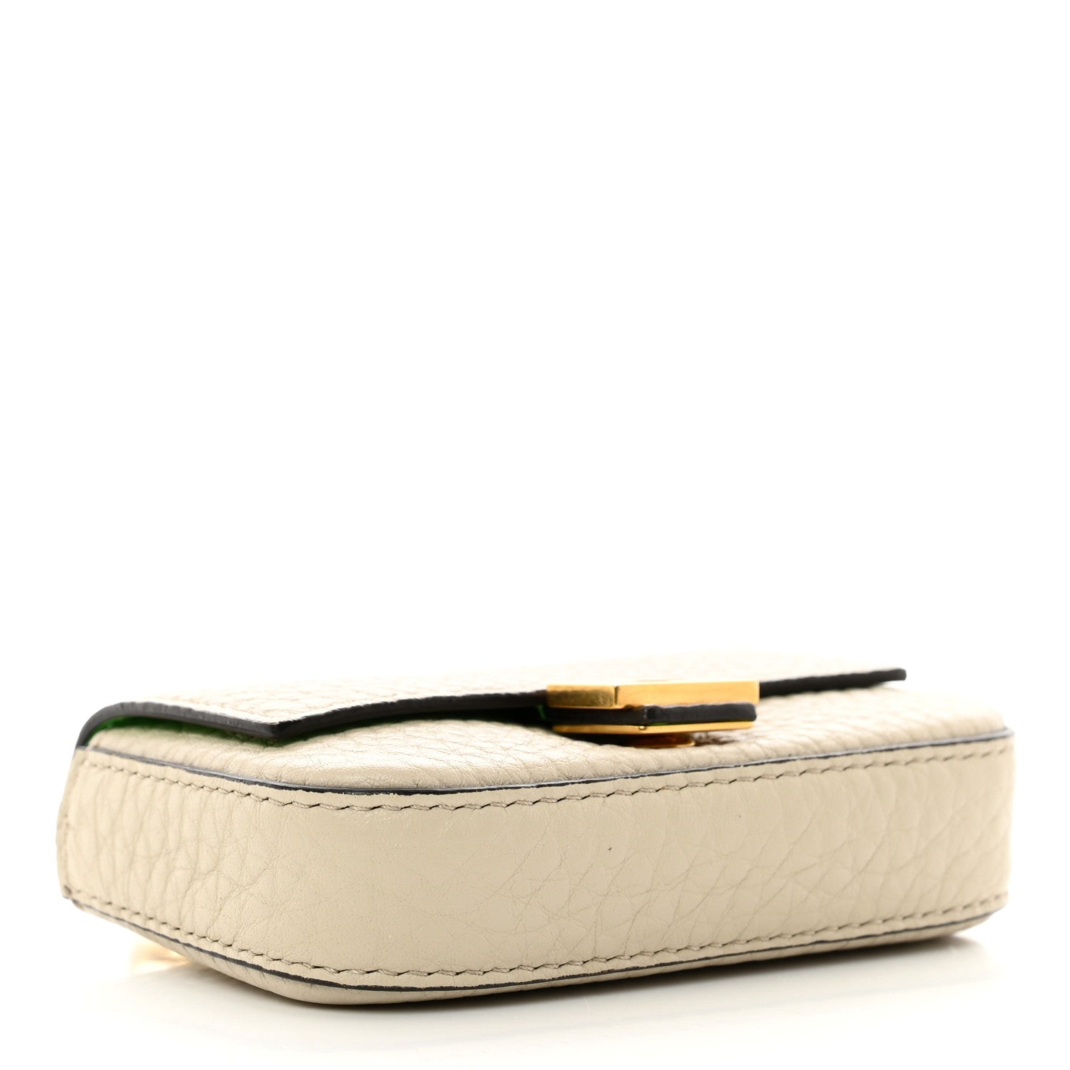 Fendi Cuoio Romano Micro Baguette Charm Latte 3 of 5