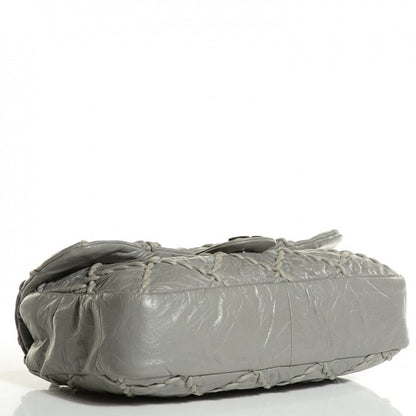 Chanel Calfskin Ultra Stitch Oversized Flap Grey 7 of 24