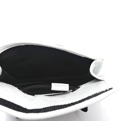Balenciaga Agneau Arena Graffiti All Over Small Explorer Pouch with Strap White Multicolor 4 of 4