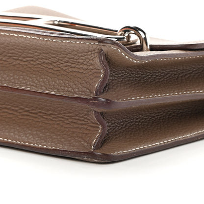 Hermes Taurillon Clemence Sac Roulis 23 Etoupe 9 of 16