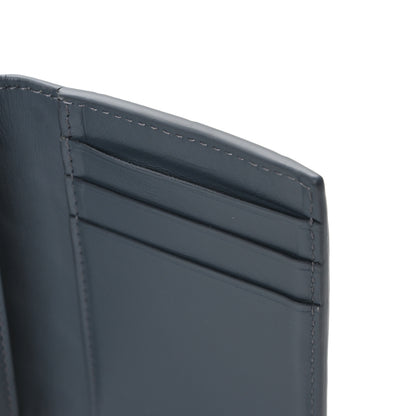 Bottega Veneta Nappa Maxi Intrecciato Bi-Fold Card Holder Thunder 8 of 9