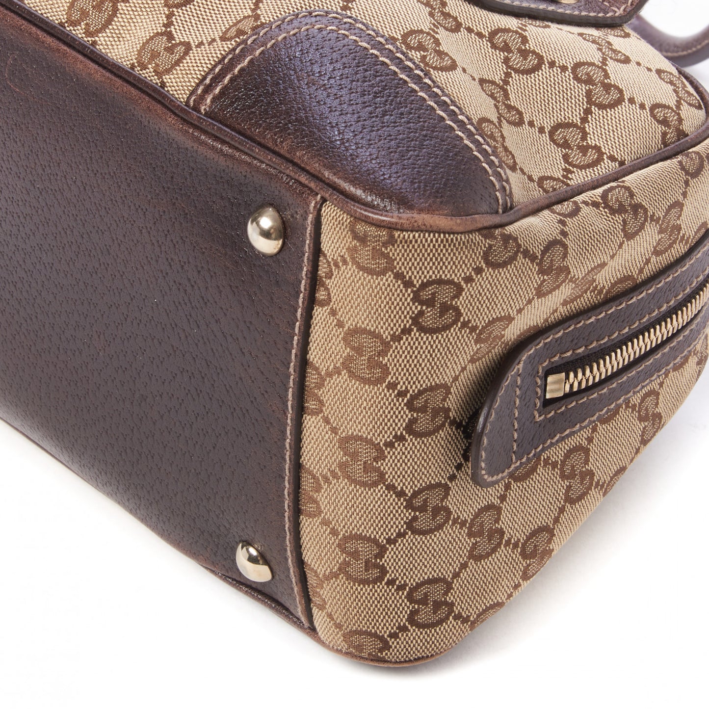 Monogram Small Princy Satchel Dark Brown
