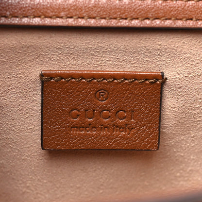 Gucci Wonka Grain Calfskin Mini Diana Tote Bag Cuir Yellow Fluo 6 of 9