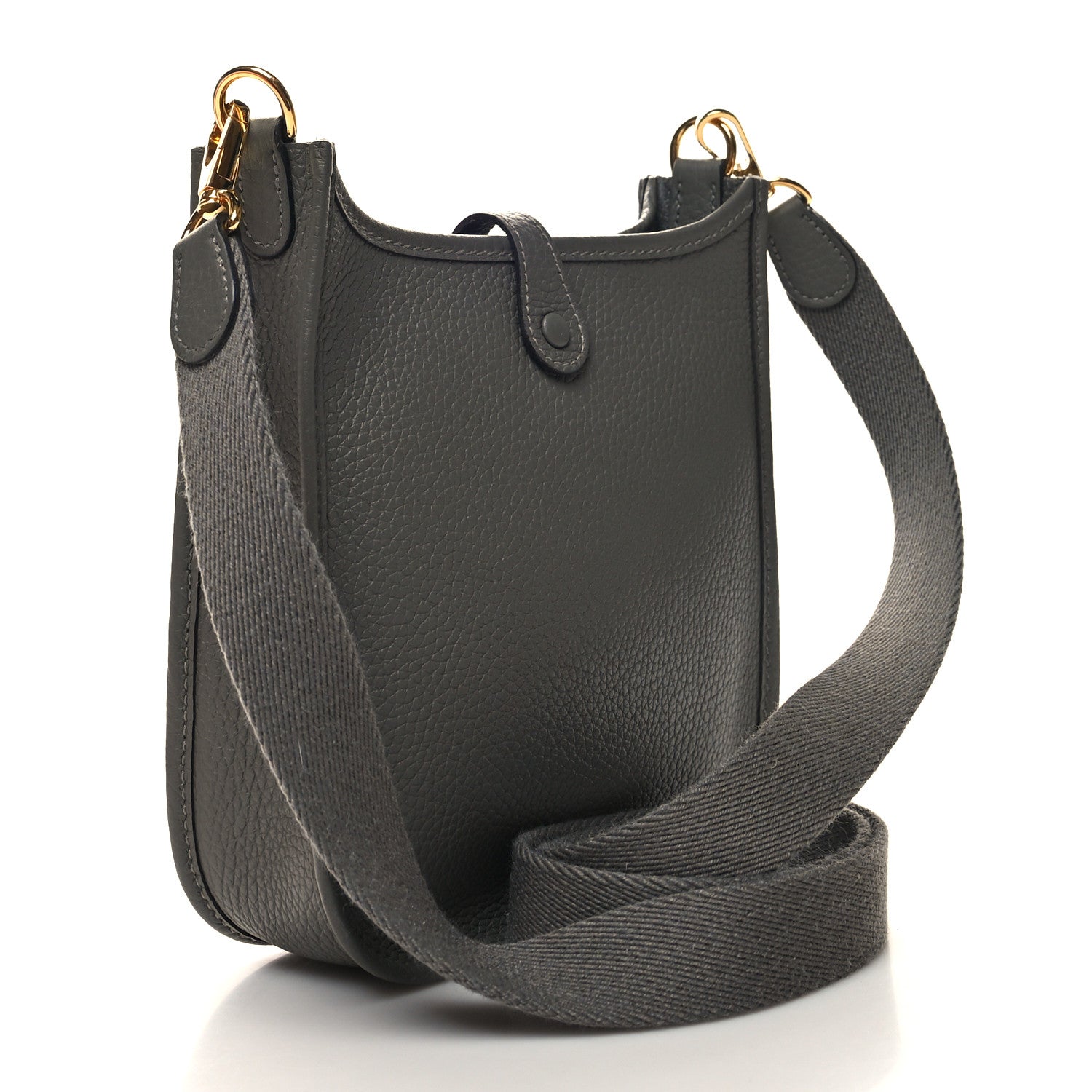 Hermes Taurillon Clemence Evelyne TPM Gris Meyer 3 of 11
