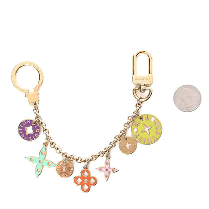 Louis Vuitton Enamel Looping Key Chain Bag Charm Multicolor 2 of 3