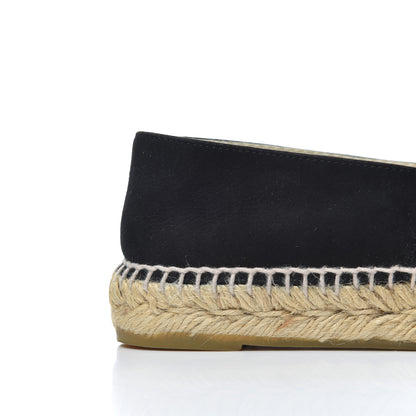 Chanel Suede Camellia CC Espadrilles 37 Black 22 of 26