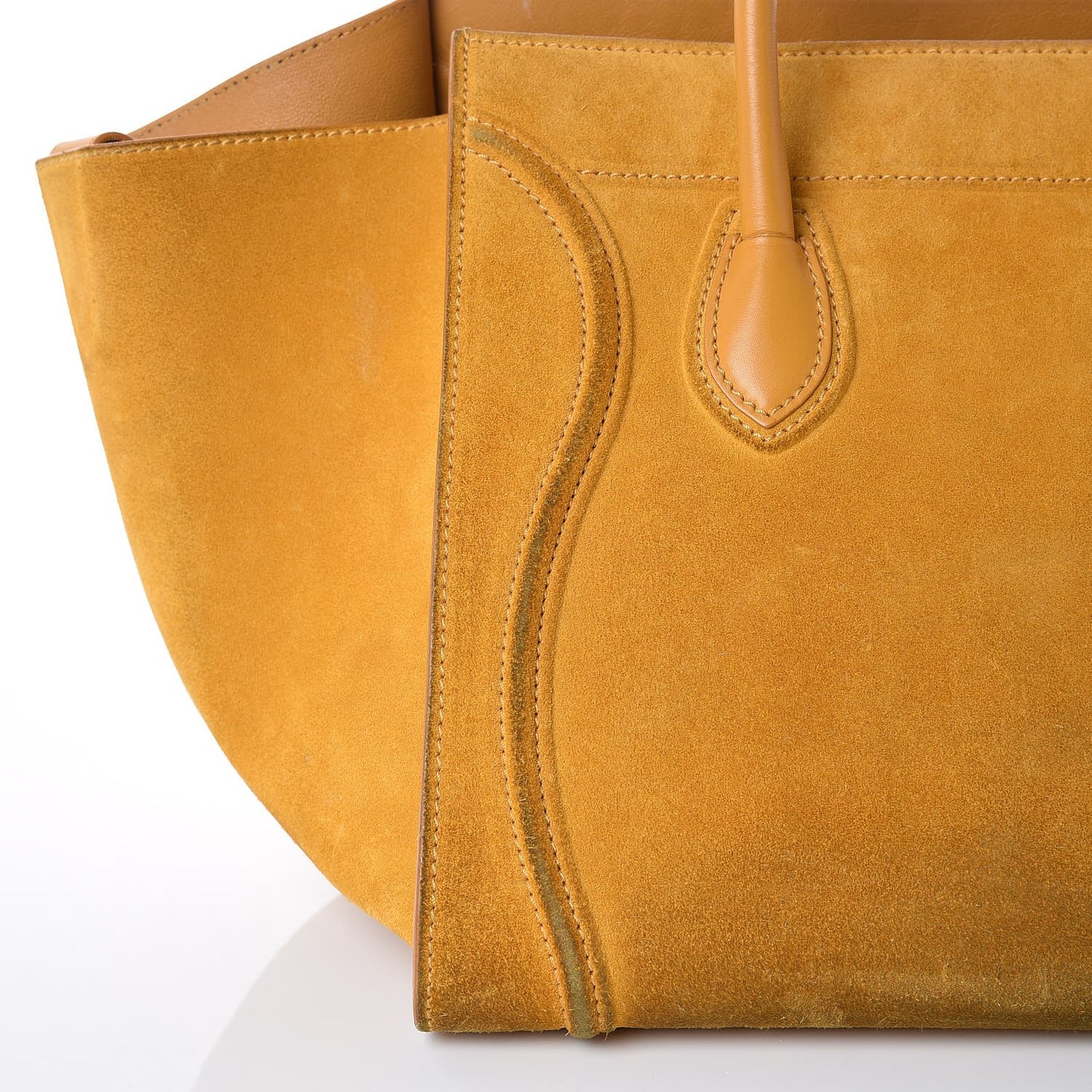 Suede Medium Phantom Luggage Amber