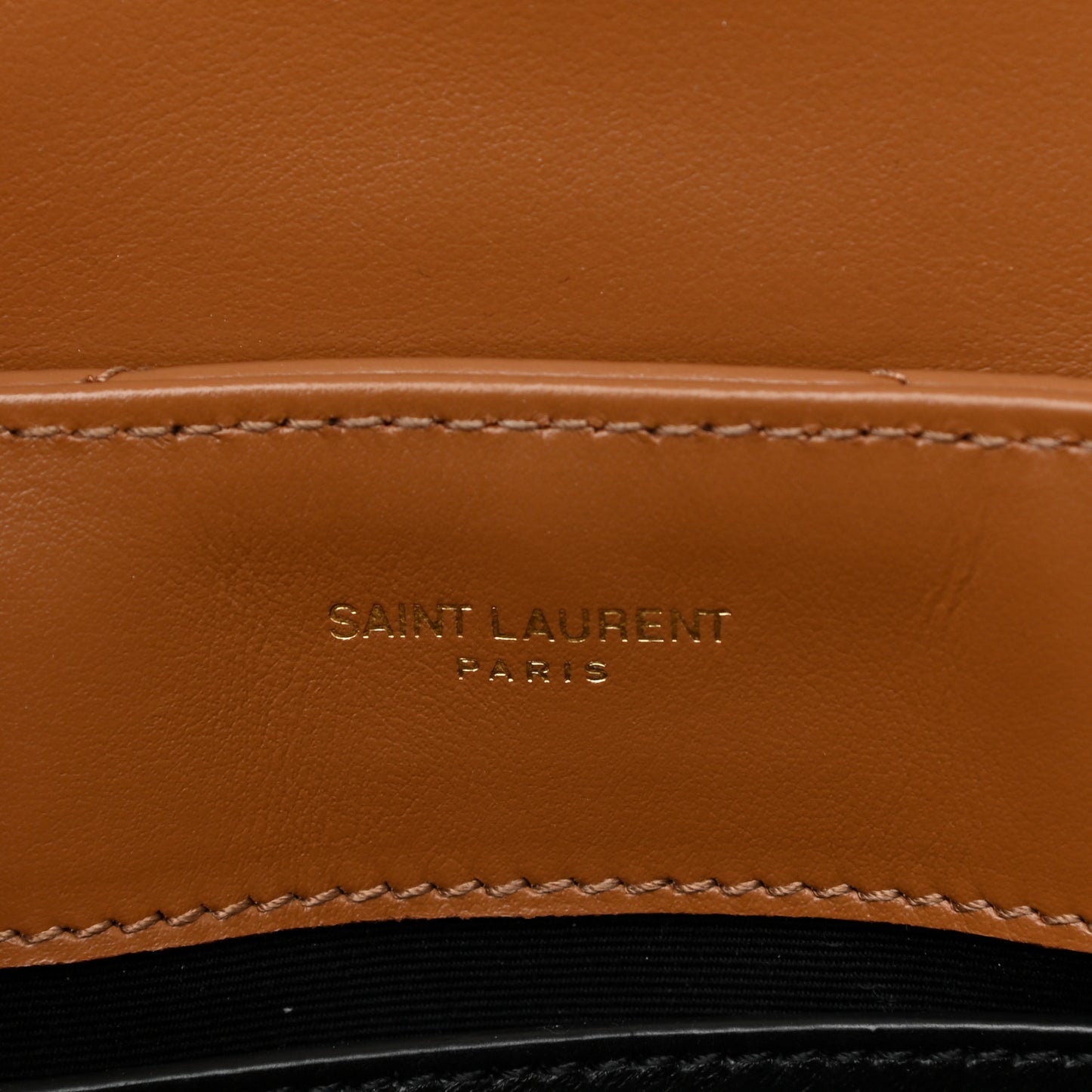 Calfskin Y Quilted Monogram Small Loulou Chain Satchel Dark Natural
