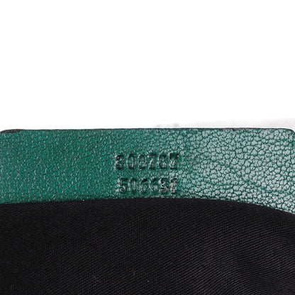 Alexander McQueen Calfskin De Manta Clutch Dark Green 7 of 8