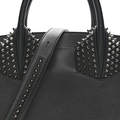 Christian Louboutin Grained Calfskin Spike Large Eloise Tote Black 8 of 14
