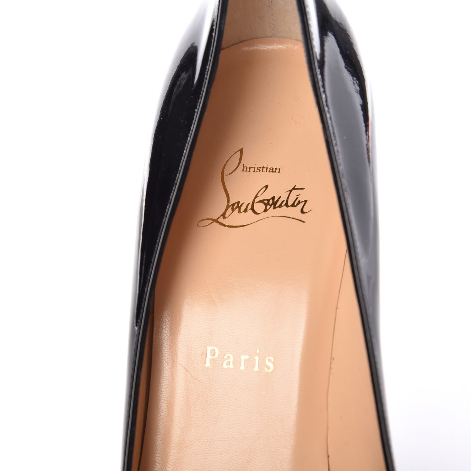 Christian Louboutin Patent Pigalle 100 Pumps 40 Black 7 of 9