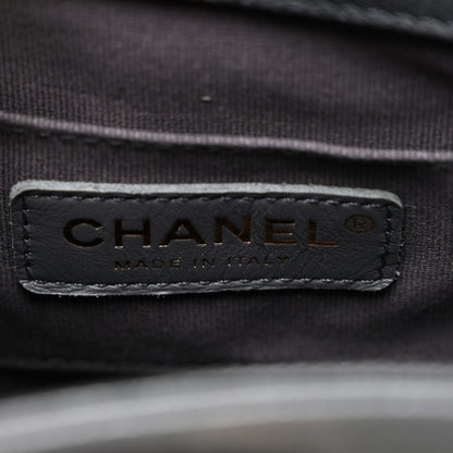 Chanel Shiny Caviar Quilted Small Duma Pockets Drawstring Backpack Grey 6 of 10