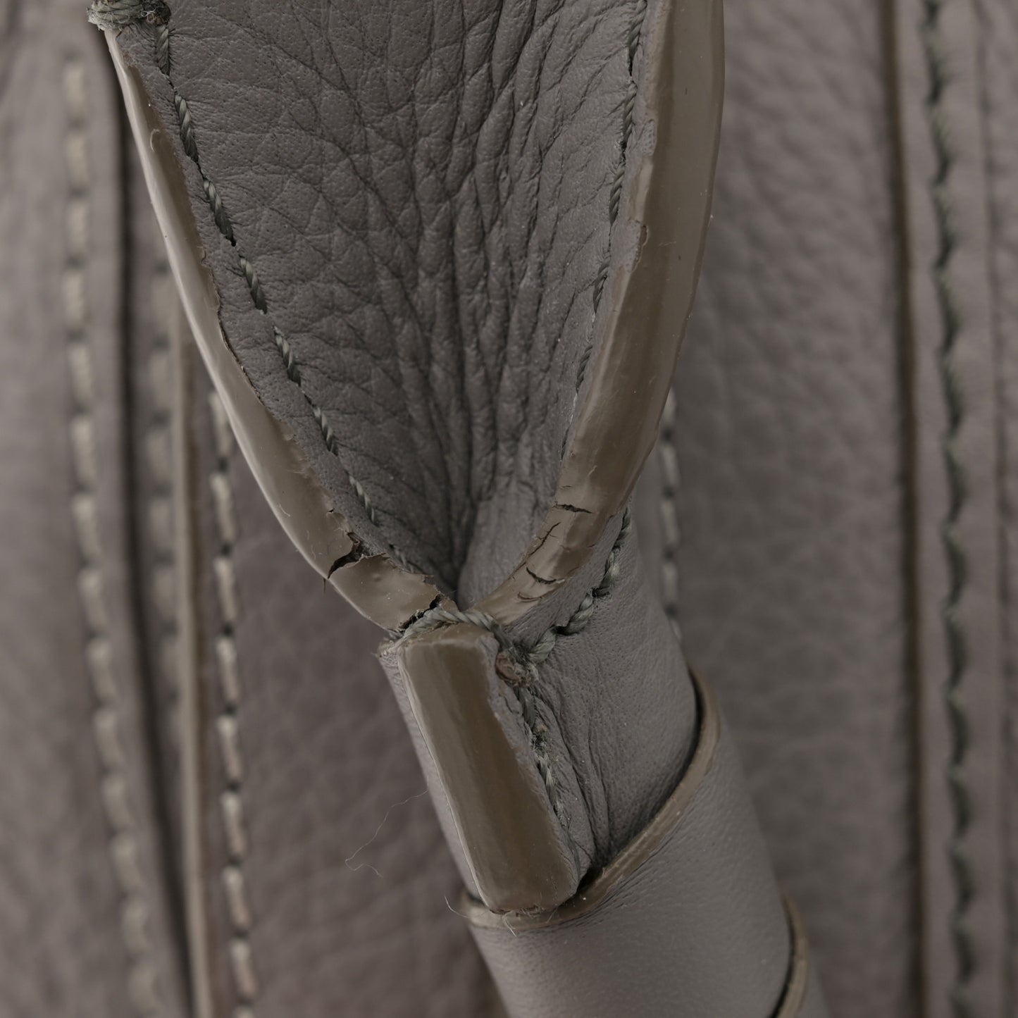 Calfskin Medium Marcie Satchel Cashmere Grey
