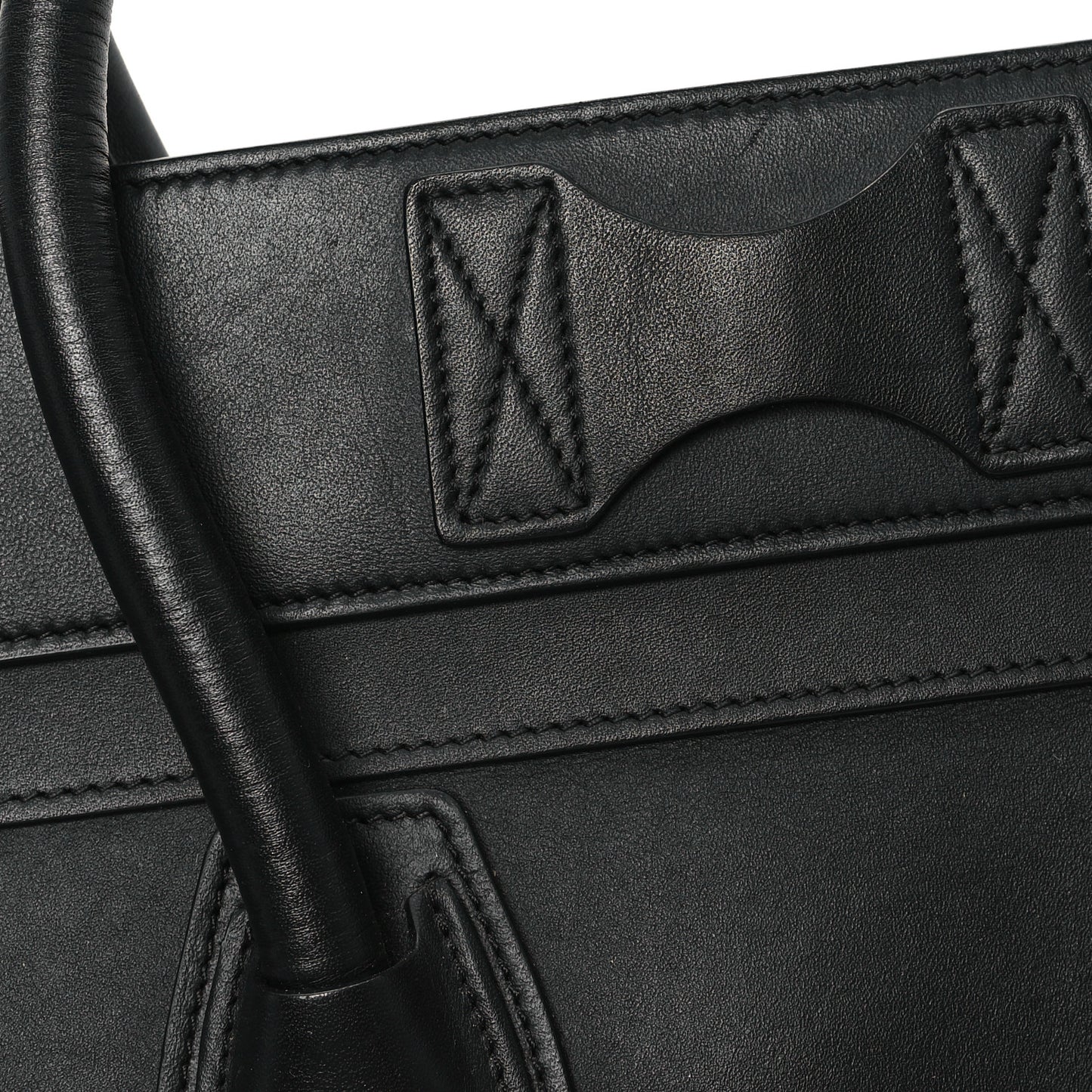 Smooth Calfskin Mini Luggage Black