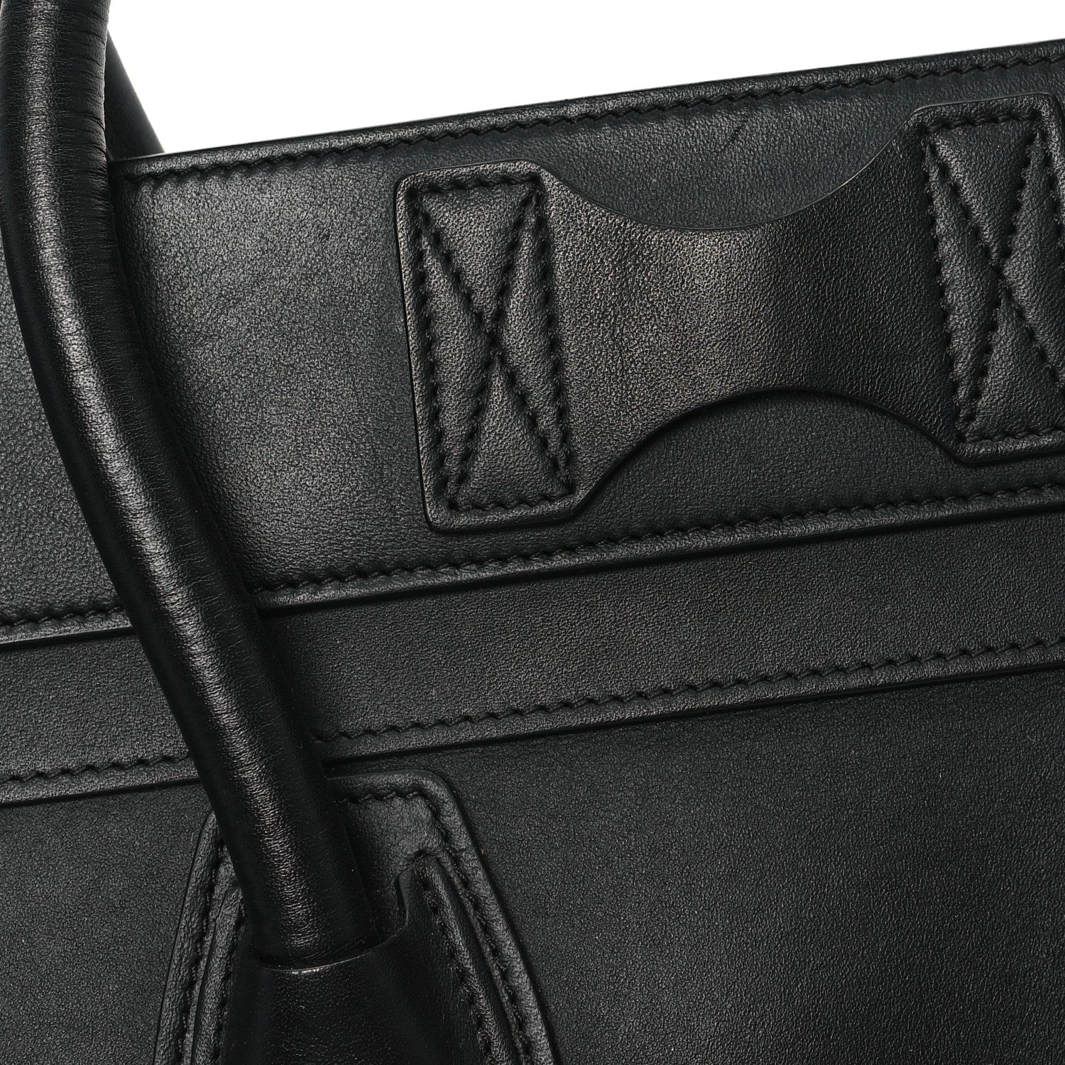 Celine Smooth Calfskin Mini Luggage Black 10 of 12