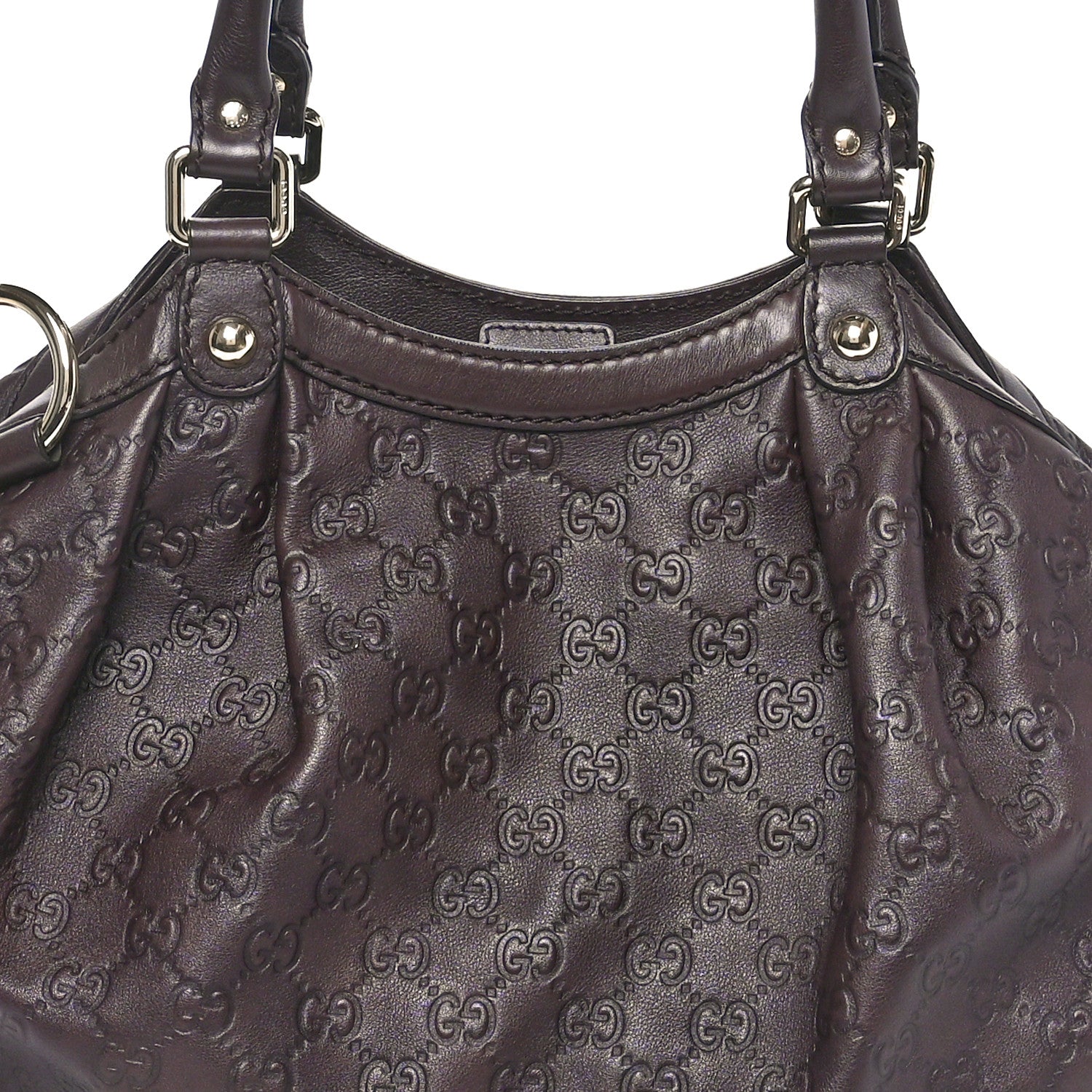 Gucci Guccissima Medium Sukey Tote Chocolate 5 of 10