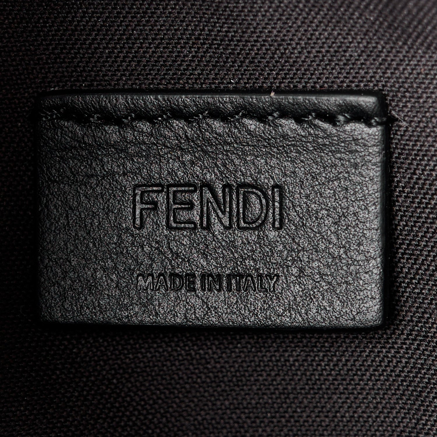 Fendi Vitello Soft F is Fendi Bi-Color FF 1974 Embossed Envelope Wallet On Chain with Pouches Maya Black 7 of 18