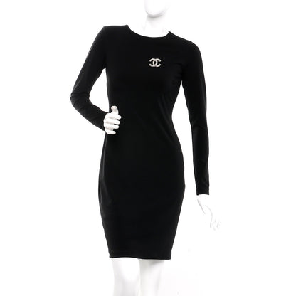 Chanel Crystal CC Brooch Silver 2 of 6