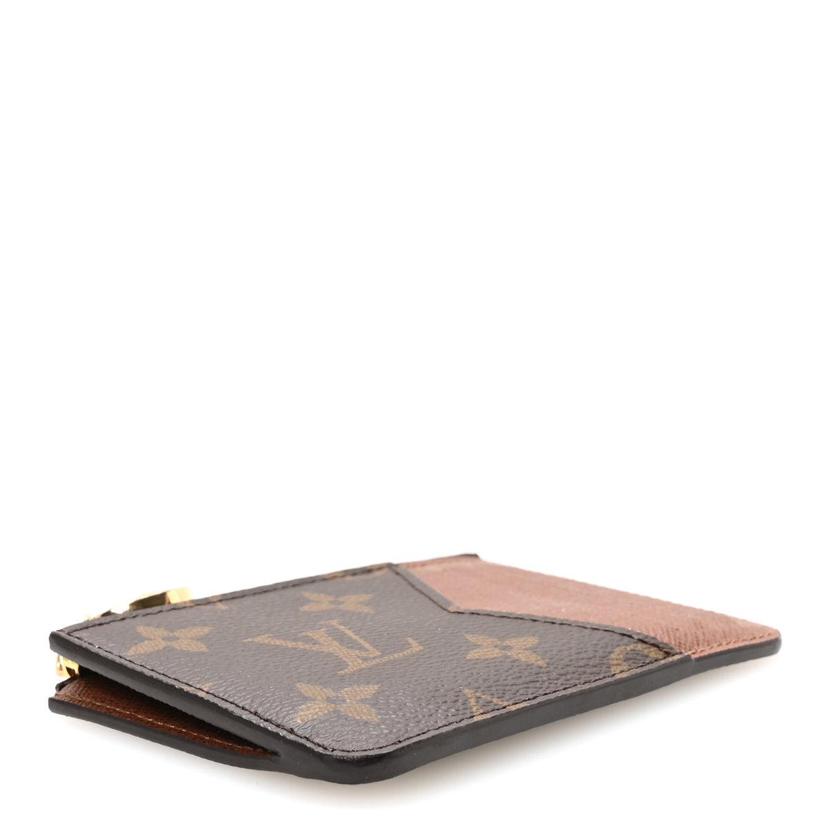 Monogram Zipped Romy Card Holder