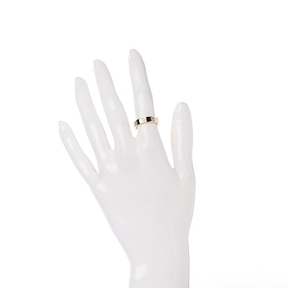 Cartier 18K Pink Gold 8 Diamond 4mm LOVE Wedding Band Ring 49 4.75 2 of 6